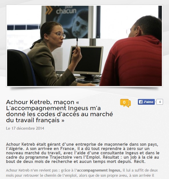 [Ingeus] “L’accompagnement Ingeus m’a donné les codes d’accès au marché du travail français”