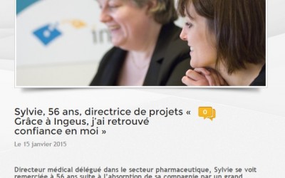 [Ingeus] Sylvie, 56 ans, directrice de projets « Grâce à Ingeus, je crois à nouveau en moi »