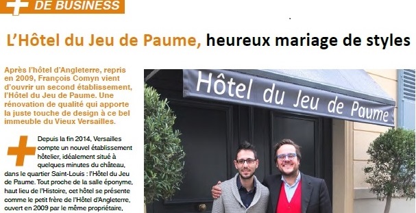 [VIMP] Deux nouveaux articles dans le mag Versailles +