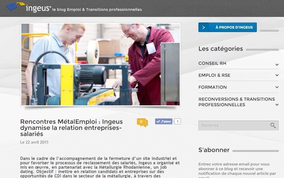 [Ingeus] Dynamiser la relation entreprises-salariés