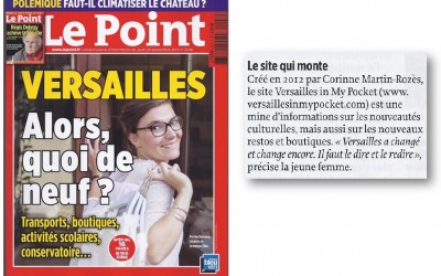 [VIMP] Versailles in my pocket à l&rsquo;honneur dans Le Point