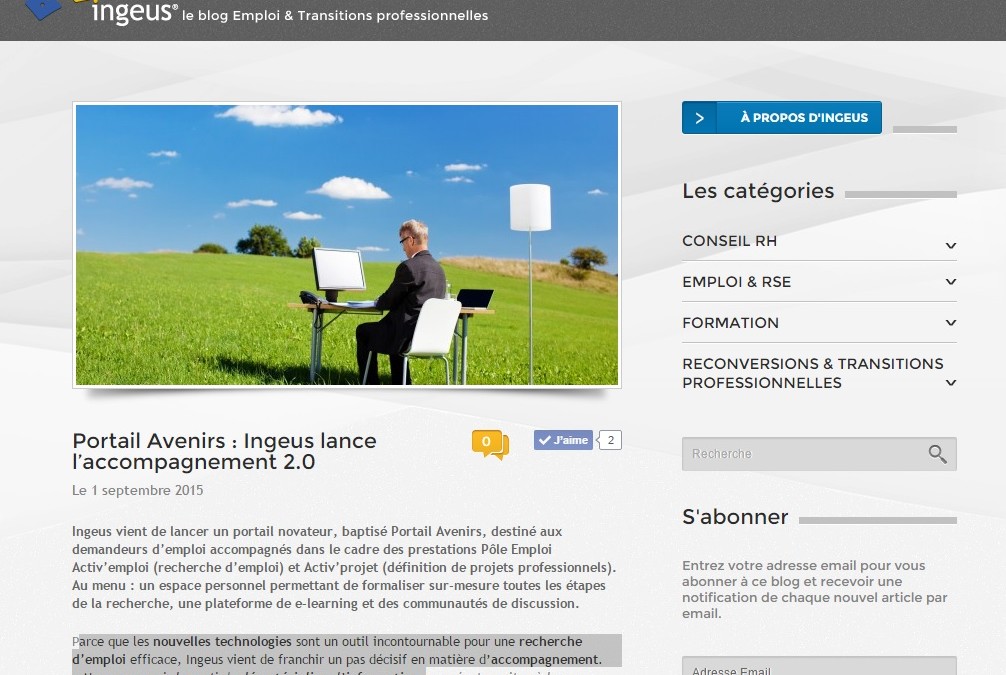 [Ingeus] Ingeus lance l’accompagnement 2.0