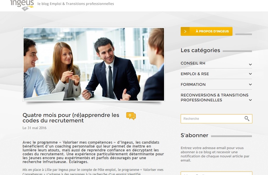 [RH] Quatre mois pour (ré)apprendre les codes du recrutement