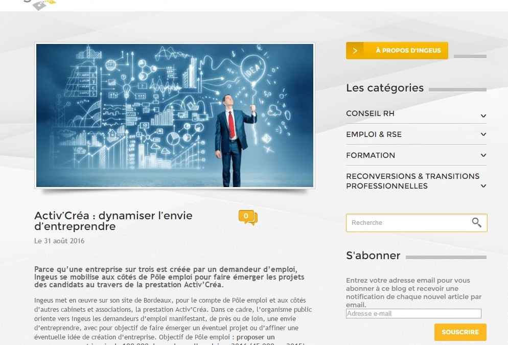 [RH] Dynamiser l’envie d’entreprendre