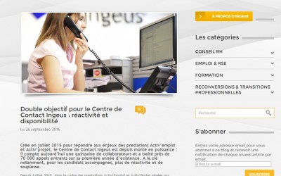 [RH] Focus sur le Centre de Contact Ingeus