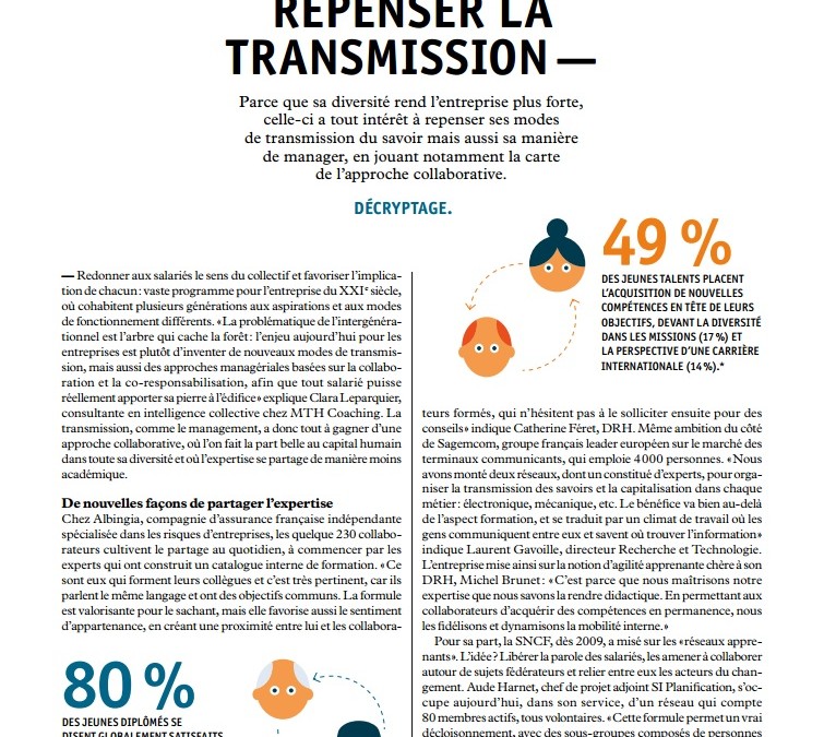 [RH] Article sur la transmission pour le mag APEC RH