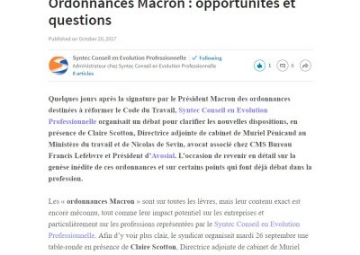 Ordonnances Macron