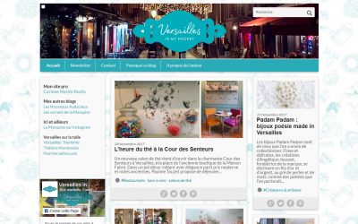 [Blogging] Nouvel univers graphique pour Versailles in my pocket